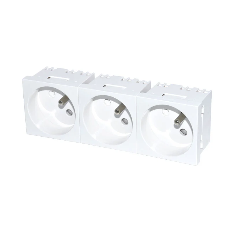 Socket French 16A 250V Sê Modula Gerdûnî