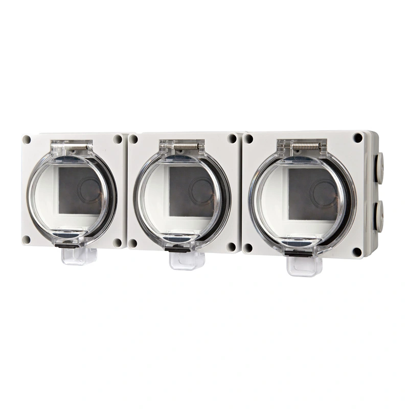 IP66 Series Waterproof Socket 3 Modules Pêveka vala