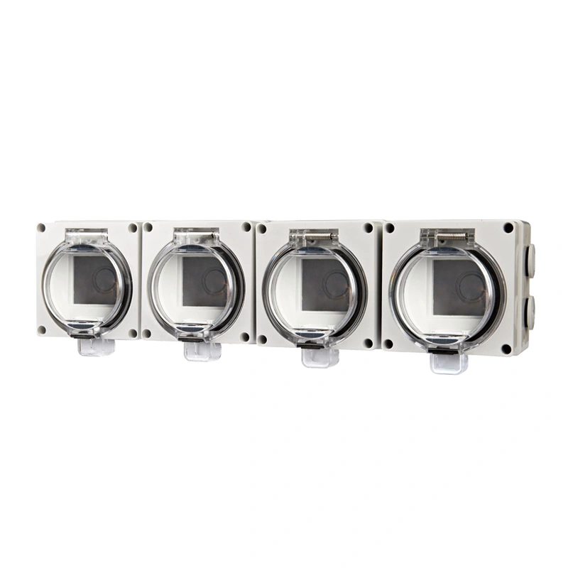 IP66 Series Waterproof Socket 4 Modules Pêveka vala